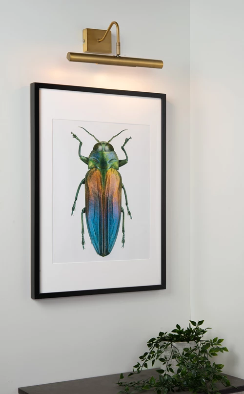 Lucide VINZ - Picture light - 2xG9 - Matt Gold / Brass - atmosphere 1